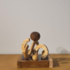 Handmade Abstract Sculpture for Modern Home Decor | Luxury Artistic Resin Showpiece